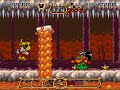[snes] magical quest: starring mickey mouse developer: capcom publisher: capcom/nintendo designer: tokuro fujiwara (producer) composer: mari yamaguchi platform: super nes release date: november 20, 1992 genre: platformer 2d mode: 1-2 players [english] disney's magical quest, known in japan as mikii no majikaru adobenchyaa (translated as mickey's magical adventure), is a disney platform game series released by capcom. the games star mickey mouse and, depending on the game version, either minnie mouse or donald duck, who must defeat an evil villain, always played by peg-leg pete. the gameplay is similar among all games in the series: the player must move as in a typical platform game, defeating enemies either by jumping on them or by grabbing and throwing blocks at them. one of the most notable gameplay features of the series is the ability to change characters' outfits, which give characters different special abilities. other gameplay elements in the series include the ability to expand the player's health meter by collecting special hearts, and to shop for items using coins that are scattered throughout the game. [polish] disney's magical quest, znany w japonii jako mikii no majikaru adobenchyaa (dop. mickey's magical adventure), to gra platformowa na podstawie bajki disney-a wydana przez capcom. gry z serii disney's magical quest z myszk? miki w tytule a tak?e minnie mouse i donald duck w zale?no?ci od wersji gry niczym znacz?cym od siebie si? nier�?n? gracz musi pokona?  ... 