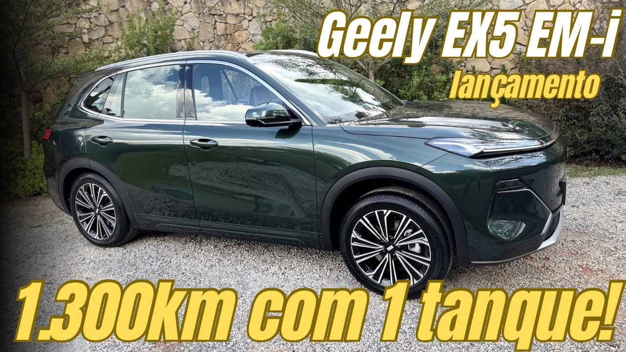 GEELY EX5 EM-i CHEGOU AGORA COM AUTONOMIA DE 1.300km E CUSTA MENOS QUE SONG PLUS E HAVAL
