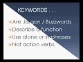 Resume Keywords