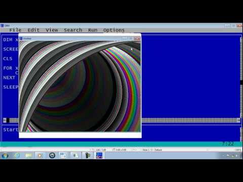 how to draw a line in qbasic