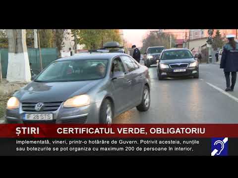 Certificatul verde, în vigoare