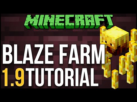 Minecraft Blaze Farm 1 9 Tutorial Blaze Xp Farm Minecraftvideos Tv