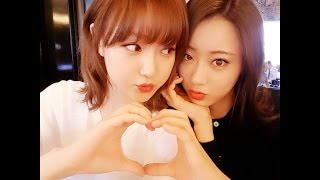 나인뮤지스 Kyungri and Keumjo moments (경리