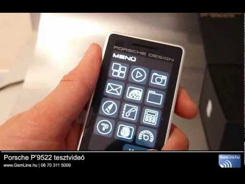Sagem Porsche Design P9522 teszt vide�