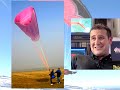 Parachute ascensionnel � Laon (Aisne)