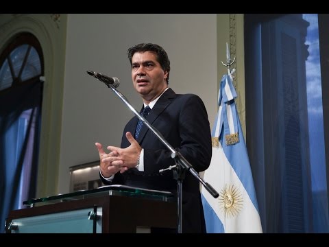 26 de ENE. Jorge Capitanich afirmó que hay plena seguridad para todos los periodistas.