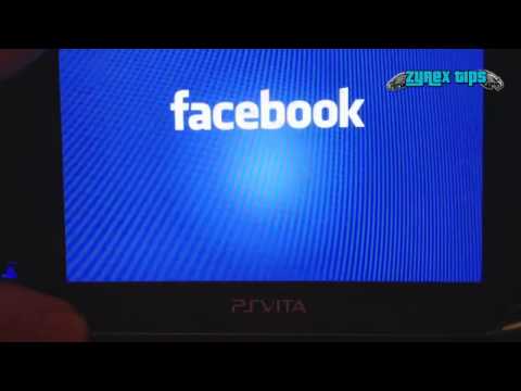 how to logout of fb on ps vita