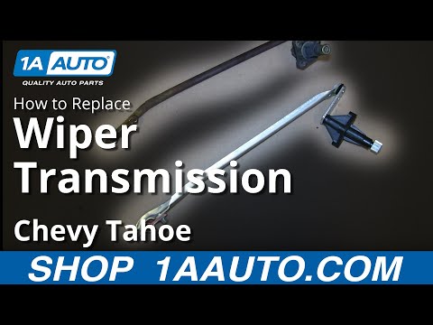 How To Install Replace RH Wiper Transmission 1995-99 Chevy Tahoe GMC Yukon