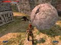 An ork Squashed by a rock