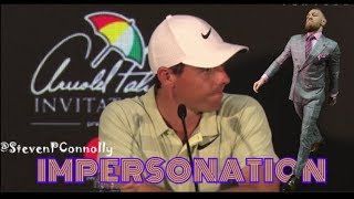 (IMPRESSION) Rory McIllroy trades insults with Sergio Garcia