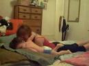 ME N MY BEBIE PLAYN ON THE BED