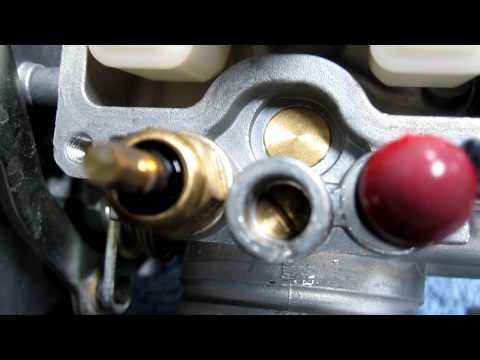 how to drain motorcycle carbs
