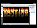 Tutorial Photoshop: Efecto Texto Fuego