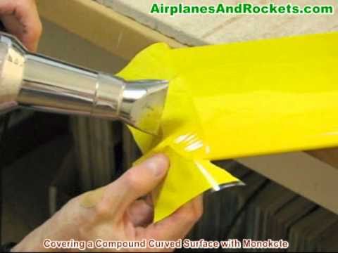 how to cover rc plane fuselage
