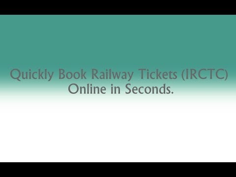 how to train ticket booking