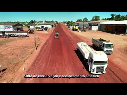 Obra de conservação e recapeamento asfáltico - Rua Goiás