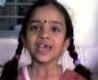 My cousin sis singin Carnatic music.