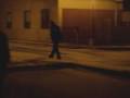 Throwing snowball at the securtiy gaurd