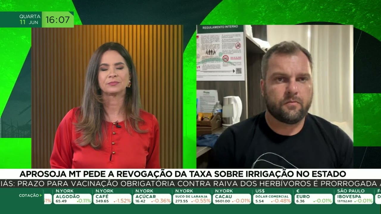 Aprosoja MT pede a revogação da taxa sobre irrigação no estado