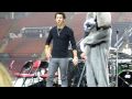 Nick Jonas has no belly button? lol Sound check, Pittsburgh PA 7-25-09