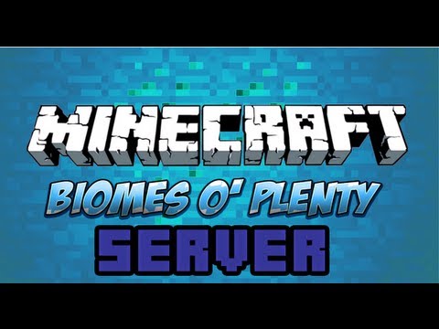 how to turn biomes o plenty on a server