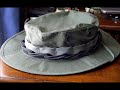 More knotty stuff on my blog: stormdrane.blogspot.com This video shows how to add 20 feet of paracord to a boonie hat using a chain sinnet, that can be quickly removed should the paracord be needed.