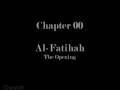001 Surah Al Fatiha (The Opening) with English translation
