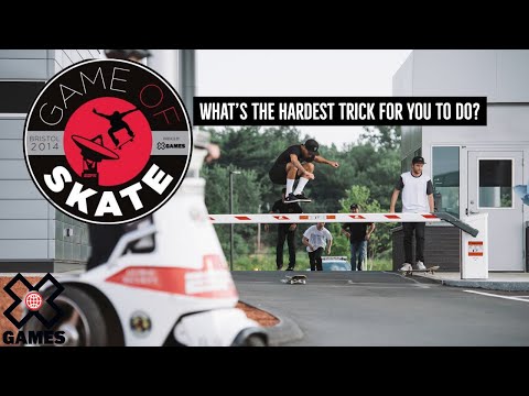 Game of Skate -- Hard tricks