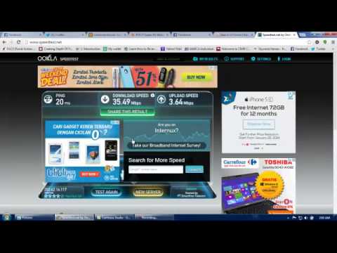 how to test dl speed