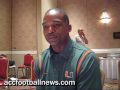 2009-12-21 | Miami football coach Randy Shannon at 2009 ACC Football Kickoff ~> Miami Hurricanes head football coach Randy Shannon at 2009 ACC Football Kickoff. Filmed by Gene Galin for the Chatham Journal newspaper. (<span>8:)