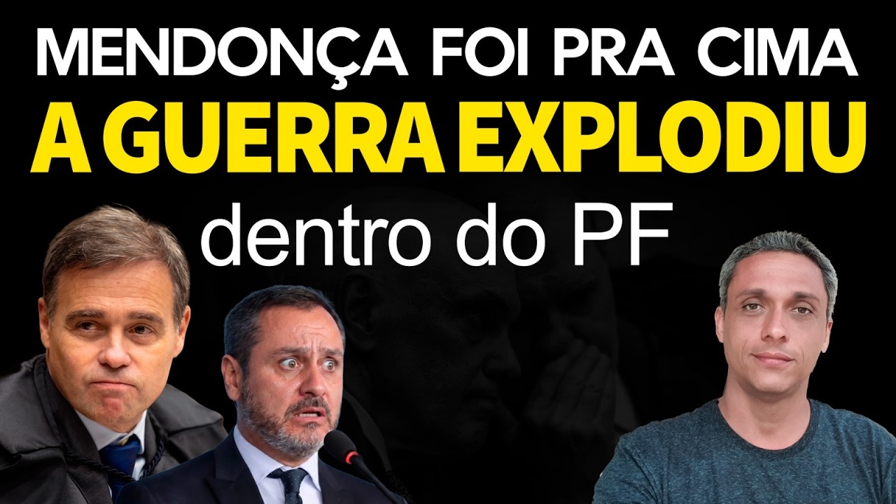 Briga interna dentro da PF - Mendonça apela e parte pra cima da PF do LULA