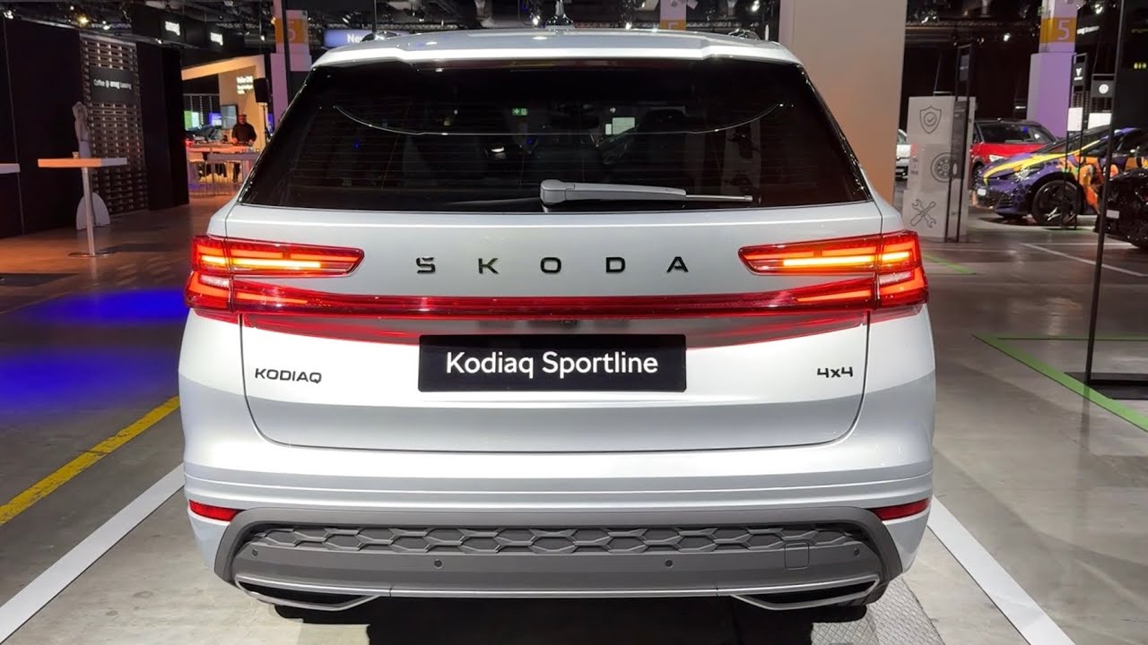 SKODA KODIAQ 2024 - LED indicators & new INFOTAINMENT system (SPORTLINE)