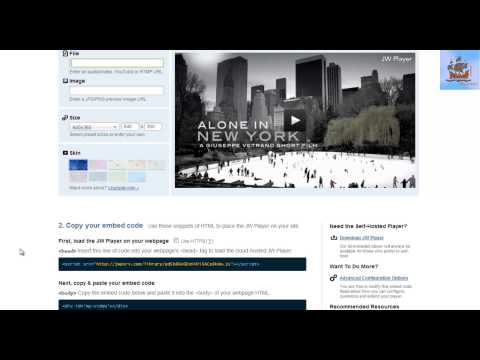 how to set image in jwplayer