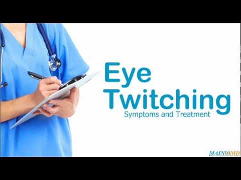 how to cure twitching eye