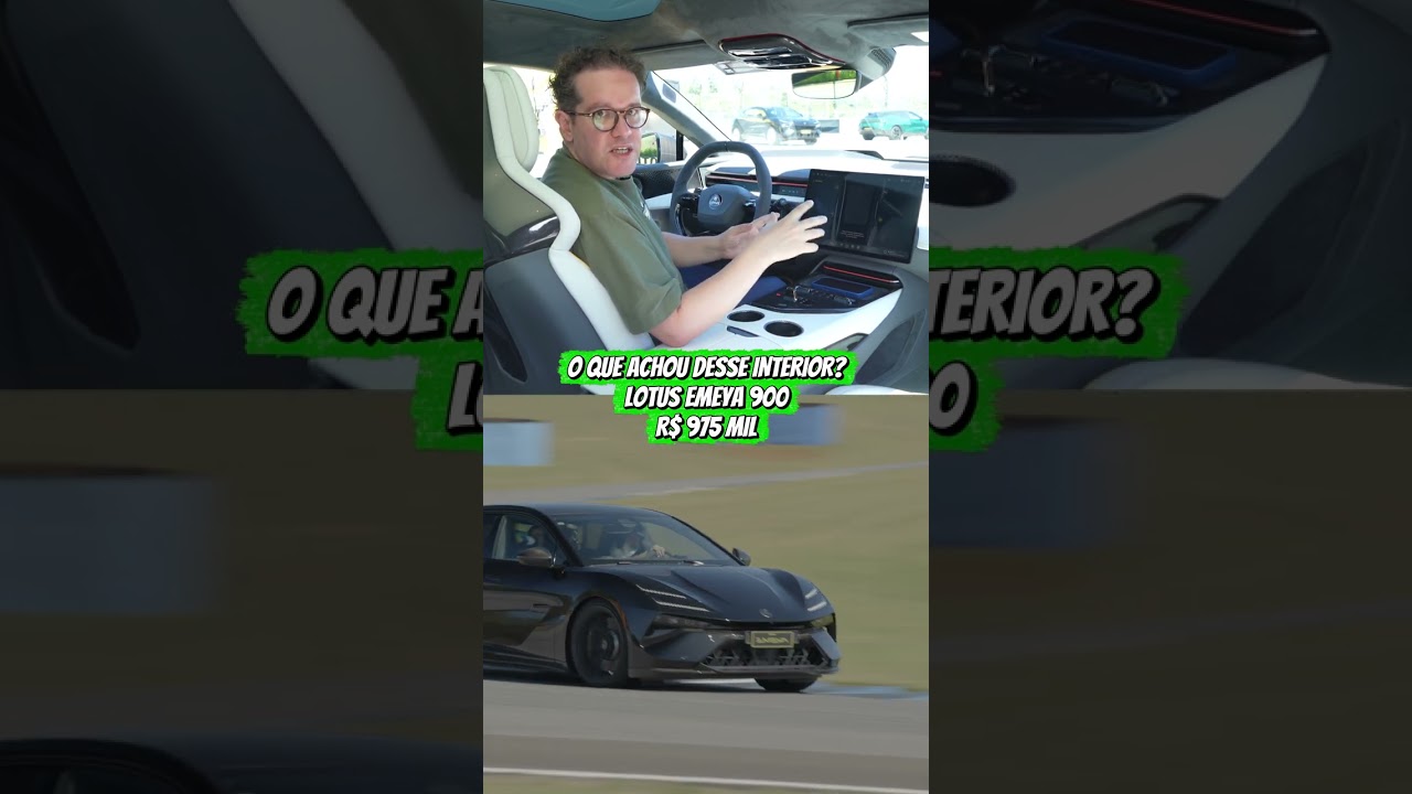 TETO DE CRISTAL LÍQUIDO E 918 CV: Conheça a cabine do Lotus Emeya 900!