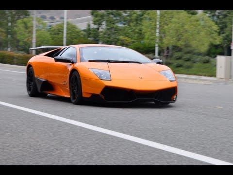 SV - BrianZuk records a stunning orange Lamborghini Murcielago LP670-4 SV! Video shows the SV on the road and accelerating, as well as some different views of the...