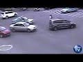 Chinese guy jumps out of moving car to save his daughter