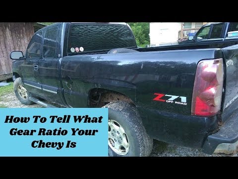 Where To Find Your Chevy Or Gmc Truck Gear Ratios,...