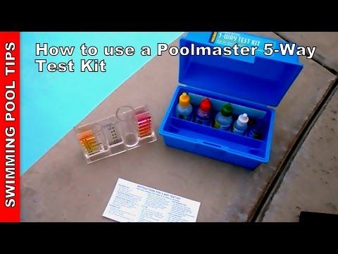 how to test a pool with a test kit
