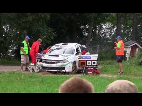 RollOver and Crash, Neste Oil Rally Finland 2010 EK6 Lankamaa