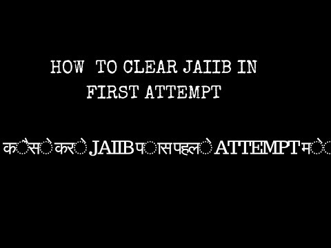 how to clear jaiib exam