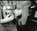 a homemade music video in black and white, it was my first music video