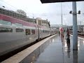 Thalys high speed train arriving at Paris Nord SNCF France