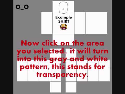 how to make a transparent t-shirt on roblox with paint.net