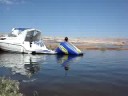 Caileb slides at the lake