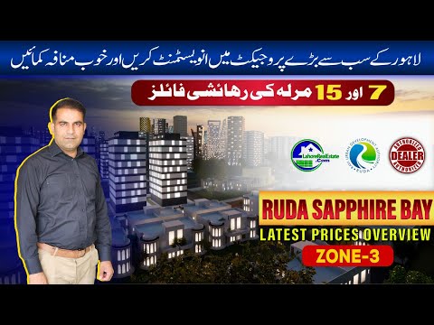 RUDA Sapphire Bay Zone-3 | Latest Prices & Best Investment Opportunities in Lahore’s Mega Project