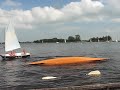 Sea kayak hand rolling Sea kayak hand rolling