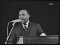 Dr Martin Luther King Speak at the Opera House, Stockholm 1966