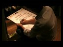 Snelcartoonist Peter Koch aan het werk bij Mini-masterclass