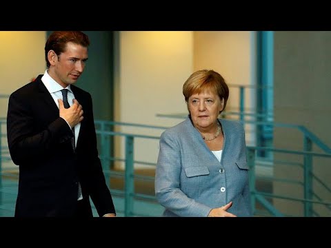 Merkel und Kurz wollen mehr Grenzschutz: Seltene Eini ...